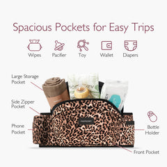 Ergonomic seat of Momcozy carrier supports baby's hips in M-position.