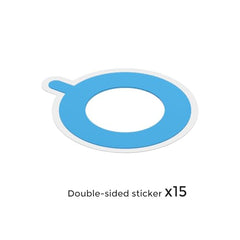 Momcozy hypoallergenic stickers with 3M materials for sensitive skin.