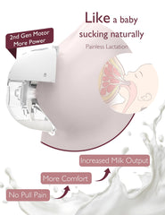 Momcozy M5 ergonomic breast arc design supports a natural fit.