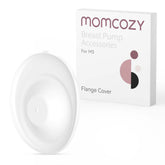 Momcozy M5 flange cover dust-proof lid keeps pump components clean for on-the-go use.