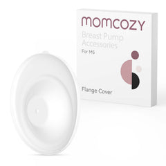 Momcozy M5 flange cover dust-proof lid keeps pump components clean for on-the-go use.