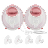 Momcozy milk collection cups for V1/V2 Pro in main setup, ready for hands-free pumping.