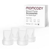 Momcozy Mobile Style M6 duckbill valve shown for precise milk drainage.