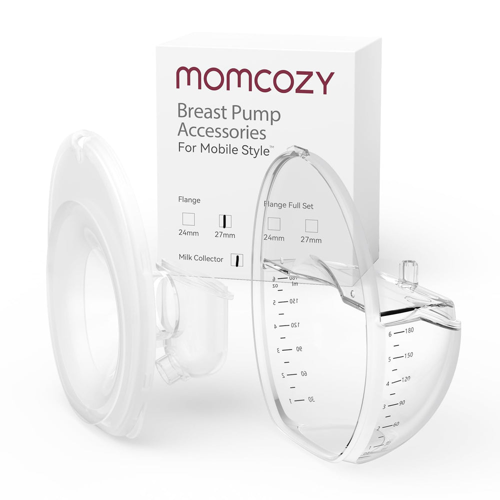 Momcozy Mobile Style M6 flange 27mm for comfortable, on-the-go expression.