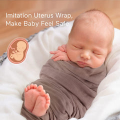 Momcozy muslin swaddle blanket 47x47 inches ready for secure wrapping.