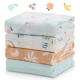 Momcozy muslin swaddle blanket with silky texture for gentle newborn soothing.