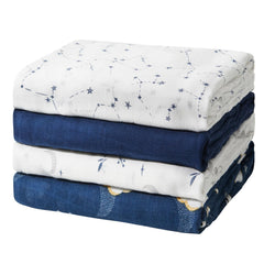 Momcozy muslin swaddle blanket close-up texture shows silky softness for delicate skin.