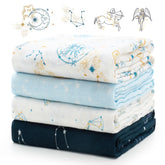Momcozy Muslin Swaddle Blanket — silky texture for gentle newborn comfort.
