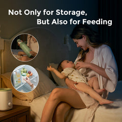 Momcozy BPA-free materials ensure baby-safe, shatter-resistant milk container.
