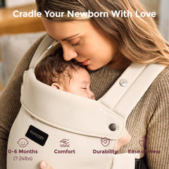 Momcozy neck pad provides soft neck support for tiny babies