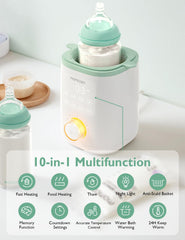 Momcozy Nutri Bottle Warmer night light glow supports nighttime feeding