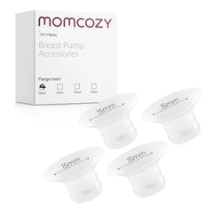 Momcozy 15mm flange insert for V1 Pro and V2 Pro provides a precise fit for comfortable pumping.