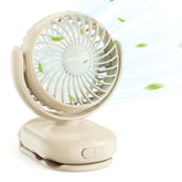 Momcozy portable clip fan with four speeds for versatile cooling
