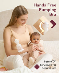 Momcozy one-step nursing clips enabling quick, discreet feeding.