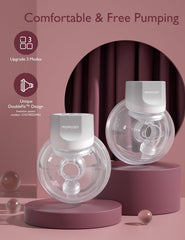 Soft double-fit flange provides a barely-there feel during pumping.