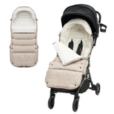 Momcozy stroller footmuff universal attachment demonstrates secure compatibility with most strollers.