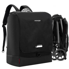 Momcozy stroller travel bag universal fit with quick access zippers for easy packing.