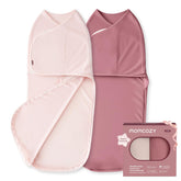 Momcozy swaddles two-step easy swaddle for quick, secure wrapping