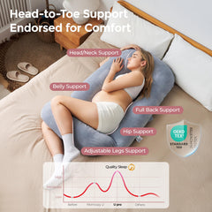 Momcozy U Pro full-body ergonomic support for back, belly, and hips