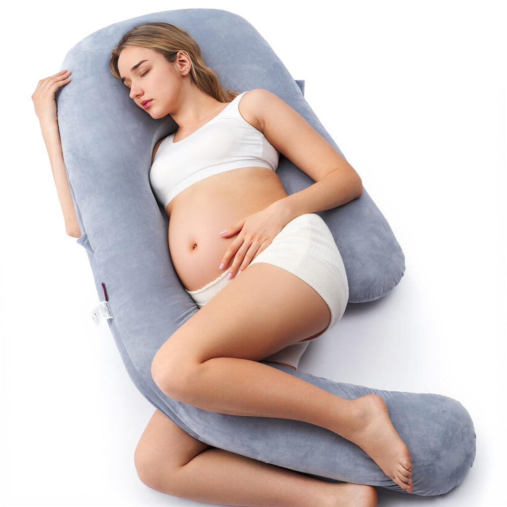 Momcozy U Pro slide leg pillow adjustable for customizable nighttime positioning