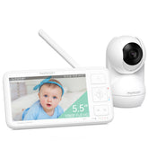 Momcozy Video Baby Monitor 1080P screen for quick, clear checks.