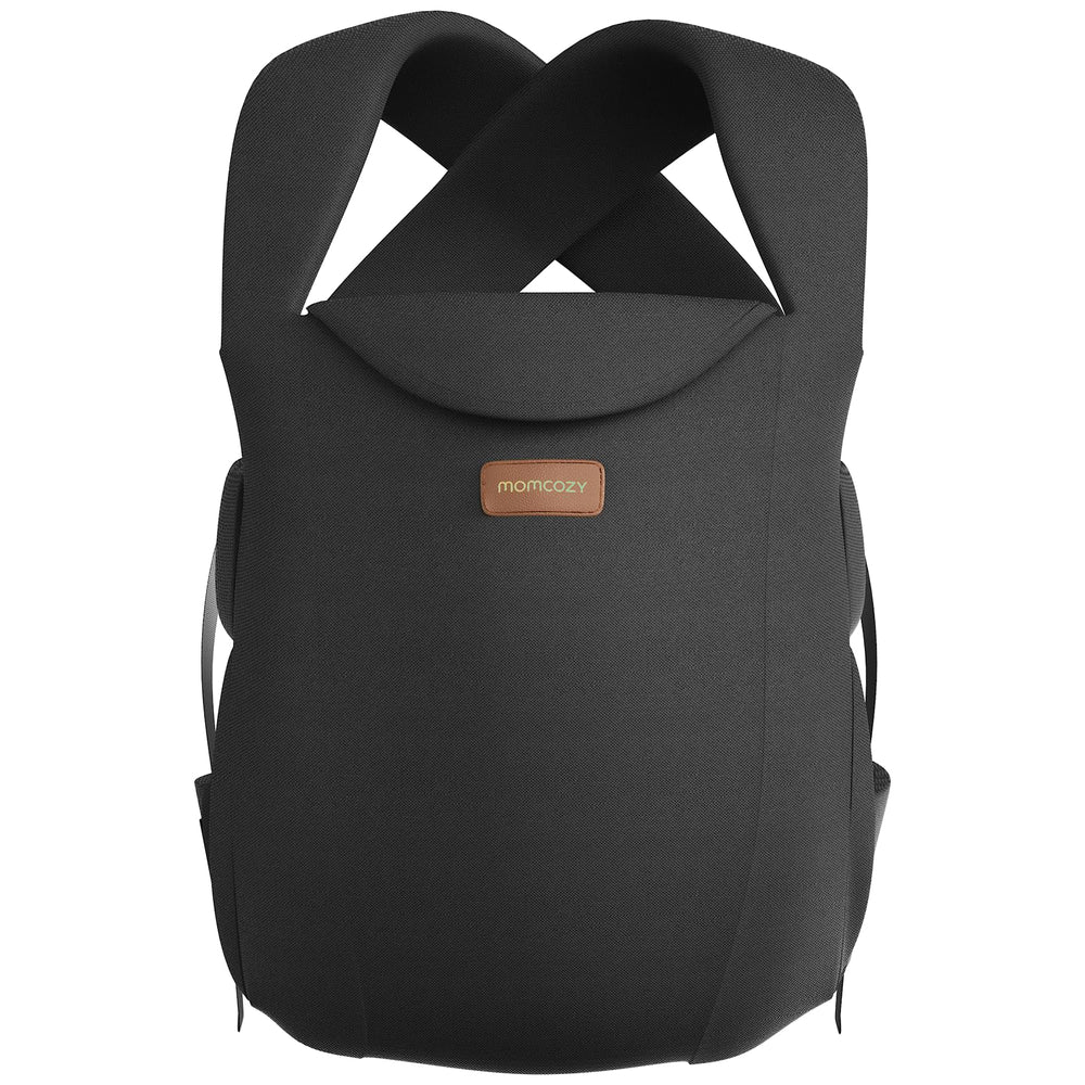 Momcozy WeeSnug worn on the front for hands-free baby care