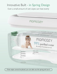 Momcozy Wipe Warmer 4 Temp Control lets you choose comfortable warmth.