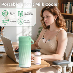 MOMFANN 20oz capacity bottle shown for convenient travel feeding