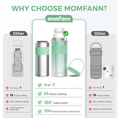 MOMFANN 304 stainless steel cooling tube keeps milk safe and cold