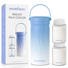 MOMFANN breast milk cooler compact design keeps milk portable for travel