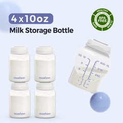 MOMFANN leak-proof lid ensures spill-free travel and diaper bag convenience