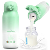 MOMFANN portable bottle warmer front view, compact travel-ready design.