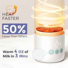 MOMFANN with five temperature settings for precise heating.