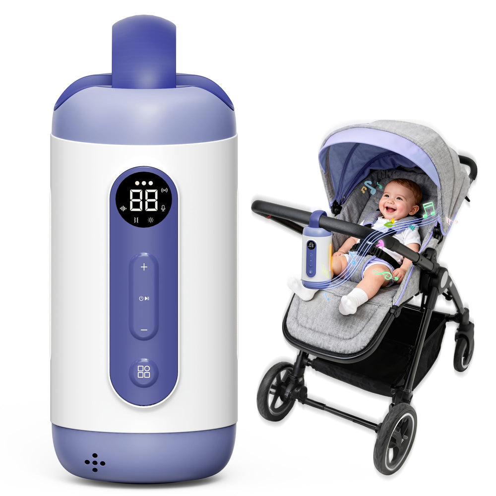 Momfann Rechargeable Hands-Free Rocker on the go, soothing newborns gently.