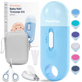 Momfree baby nail kit with storage case for organized on-the-go care.