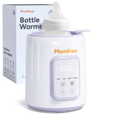 Momfree bottle warmer demonstrates 8-in-1 versatility for quick daily warmth.