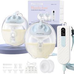 Momfree K3 front view highlights ultra-lightweight wearable pumping.