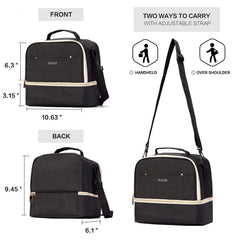 MOMIGO portable design with shoulder carry for easy on-the-go pumping.