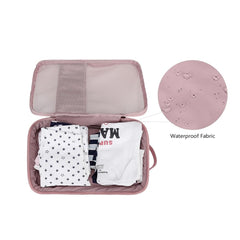 MOMIGO two-pack foldable hanging bag for on-the-go use.