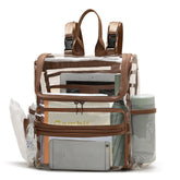 MOMINSIDE clear diaper bag stadium – quick security checks for families at events.