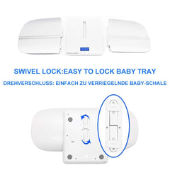 MomMed Baby Scale Hold function keeps readings steady during measurement.
