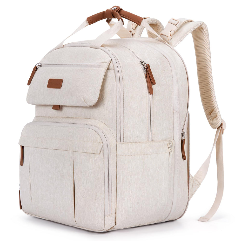 mommore diaper bag backpack expandable-26l-32l: adaptable capacity for two kids on the go