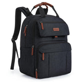 mommore diaper bag backpack front view for on the go organization