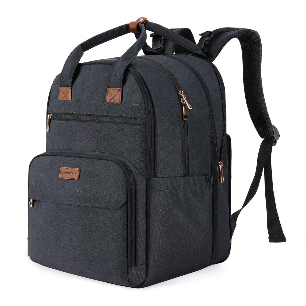 mommore diaper bag with large capacity for twins on the go