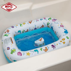 Mommys Helper saddle horn seat provides extra support during sit baths.