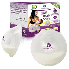 Mommyz Love breast shells protect sore nipples with a gentle shield for comfortable nursing