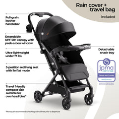 Mompush Lithe V2 one-hand-fold demonstrates quick setup for busy parents.