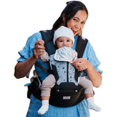 MOMTORY 6-in-1 all-seasons carrier offers growing comfort for parent and baby in everyday life.
