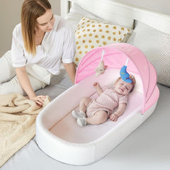 MonGianda Nest Lounger folded compact for travel and storage.