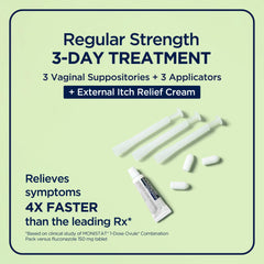 Monistat anti-itch cream with aloe vera for soothing relief.